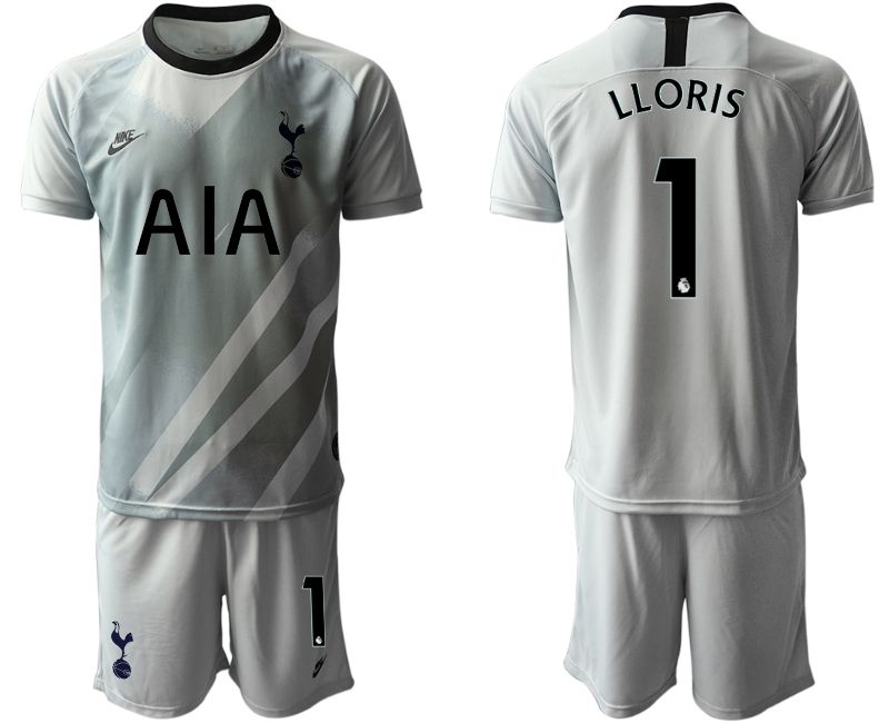 Men 2019-2020 club Tottenham Hotspur gray goalkeeper #1 Soccer Jerseys